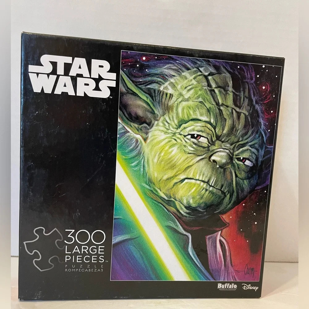 Disney Star Wars Yoda Large Piece 300 Piece Puzzle NIB